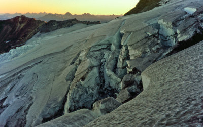 Sunrise on Coleman Glacier