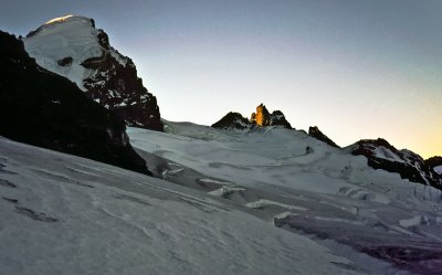 Coleman Glacier below Black Buttes
