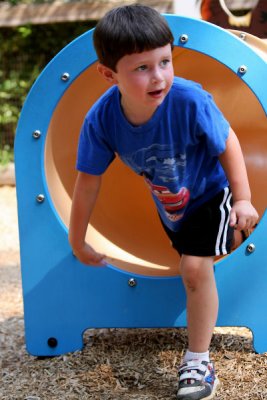 David in the tunnel