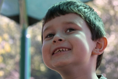 David at the play yard