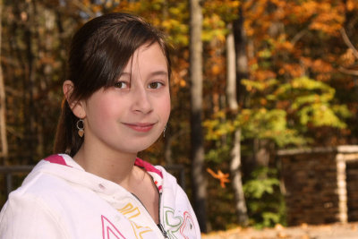 Jacklyn at the botanical garden