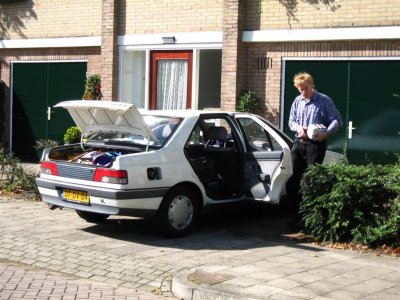 Eclipse 1 oktober 2005 (De Bilt - departure)