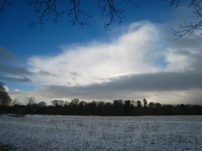 Snow, De Bilt, 25 march 2008