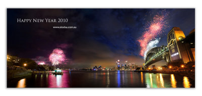 Sydney fireworks NYE 2009