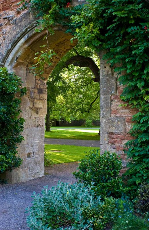 An Ancient Arch in the old Bishops Palace Wall