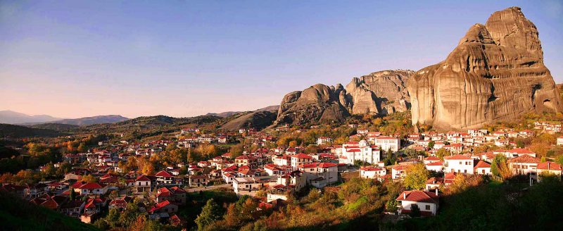 The Village of Kastraki close by Meteora, Greece