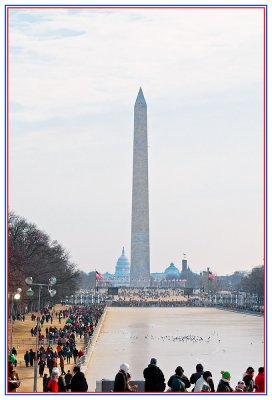 facing the Washington Monument