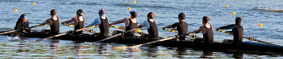 Final Mens Novice 8.  Early, early! Sunday April 18.