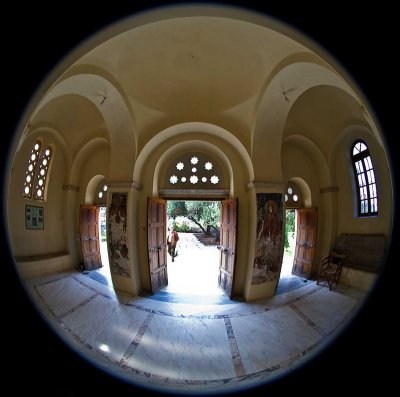 The Entrance to Agii Apostoli