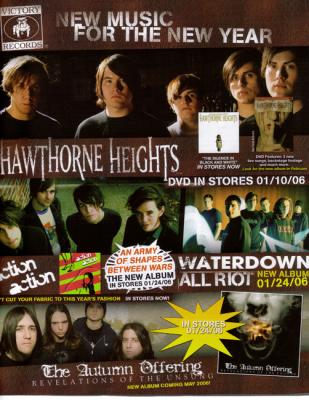 Victory Records ad in Alternative Press January 06 (Action Action)