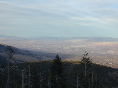 Reno seen from Mt Rose