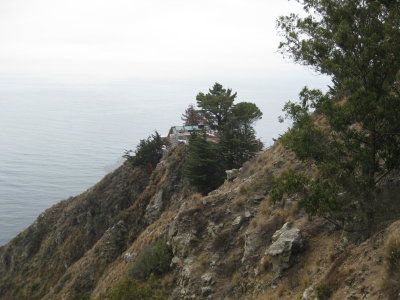 Looking out at Paul McCartney's alleged house from Hwy 1. There are a lot of Condors in this area