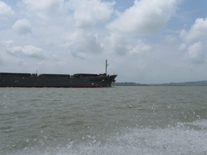 Passing another ship
