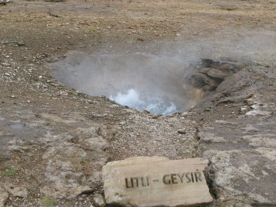 Littel Geysir - the Water is always boiling
