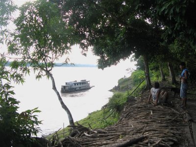 Bus on the Amazon River