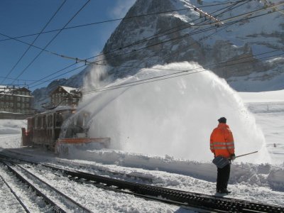 Removing Snow from the Rails