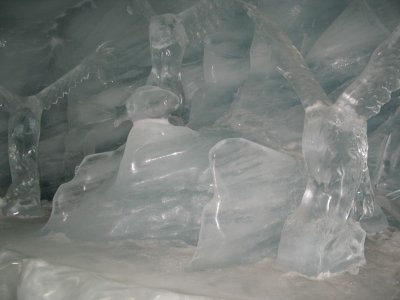 Ice Sculpture - Eagles