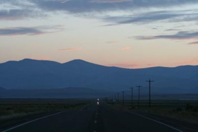 Twilight glow on Route 20