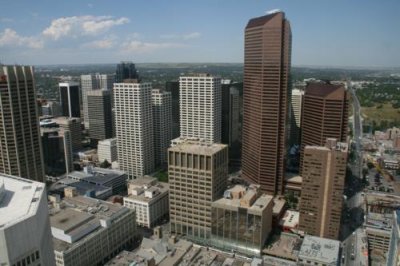 Downtown Calgary from tower