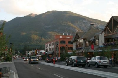 Main street of Banff