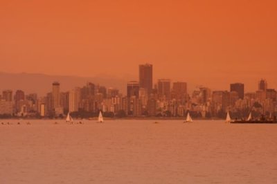 Downtown Vancouver from Jericho Beach