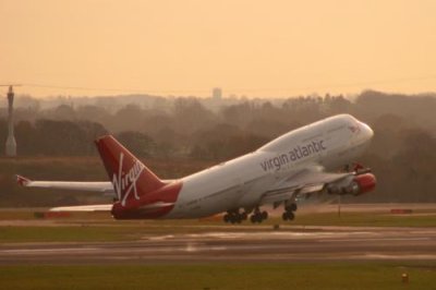 Virgin Atlantic Boeing 747, Manchester