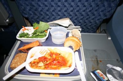 Evening Meal on American Airlines