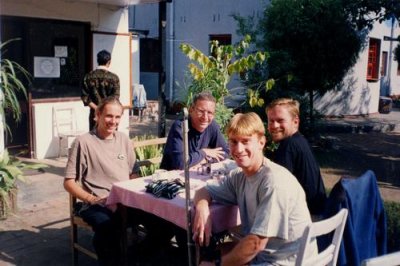 John, Paulo, Paul and Pat in Kathmandu