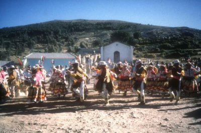 A festival on Isla del Sol
