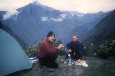 Jeff and Martin on the Inca Trail