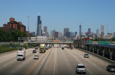 Highway into Chicago