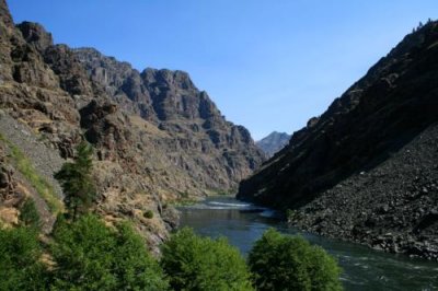 Snake River from Hells Canyon visitors center