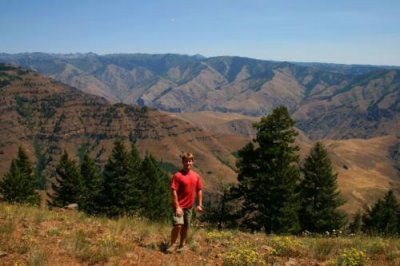 Paul above Hells Canyon