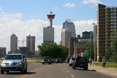 Entering Calgary