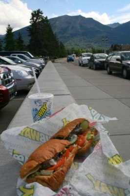 Subway sandwich in Jasper