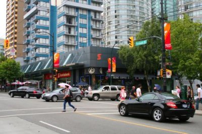 Robson Street in Vancouver