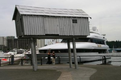 A boat shed in Vancouver