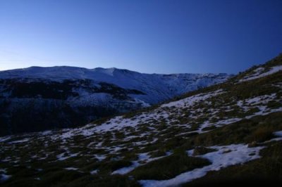 Alpen glow in the Sierra Nevada