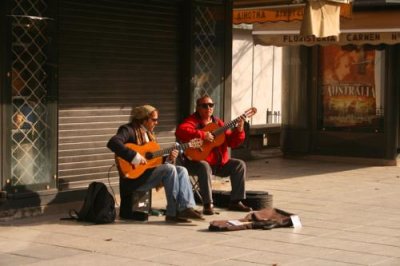 Guitarists in Granada