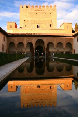 Navaries courtyard reflection, Alhambra