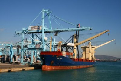 Maersk shipping at Algeciras