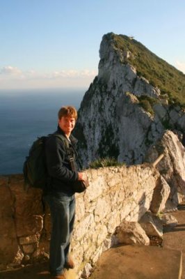 Paul on Rock of Gibraltar