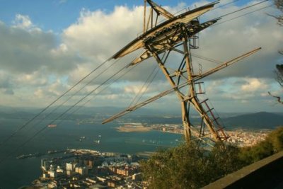 Cable Car on Rock of Gibraltar