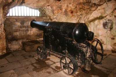 Cannon in Rock of Gibraltar
