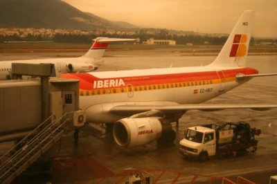 Iberia airbus, Malaga