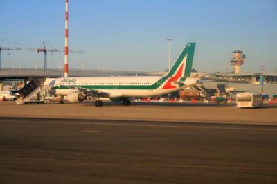Alitalia at Rome Fiumicino