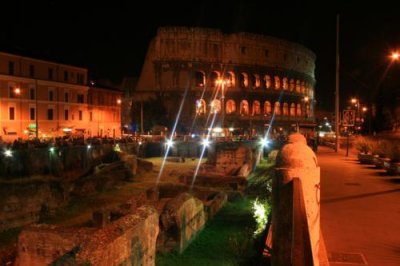 Colosseum east, Rome