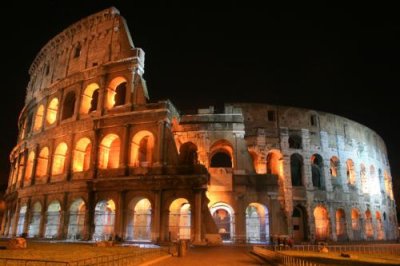 Colosseum wide angle, Rome