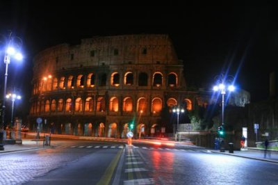Colosseum at Via del Fori, Rome
