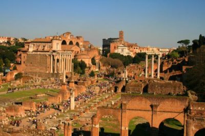 Roman Forum, late in the afternoon